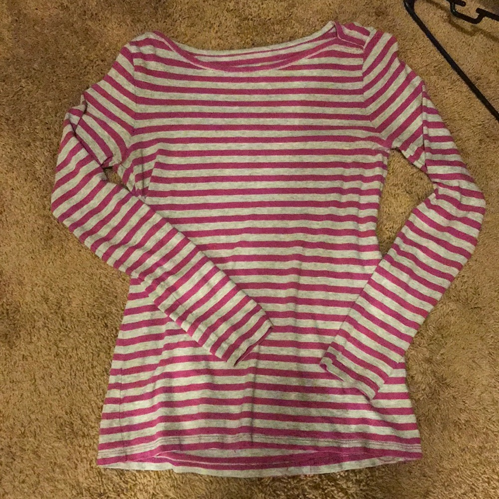 J Crew Stripped Long-sleeved T Shirt